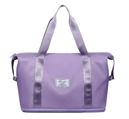 Foldable Travel Bag Large Capacity Waterproof Weekender Tote