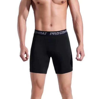 Men's Quick-Dry Compression Athletic Shorts – Moisture-Wicking Boxer Briefs