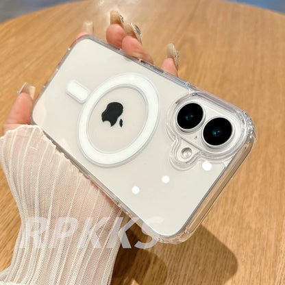 Transparent Magsafe Magnetic Wireless Charge Case Iphone 11 12 13 14 15 16 17 Pro Xs Max Xr 16e Air