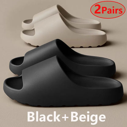 EVA Cloud Slippers – Thick Sole Non-Slip Slides for Men & Women