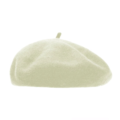 Wool Beret for Women – Warm French-Style Solid Color Hat