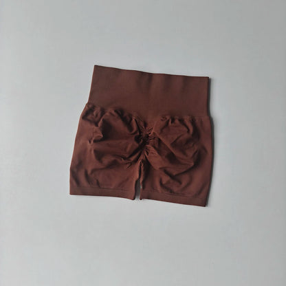 Women's High-Waist Yoga Shorts – Breathable Workout & Running Shorts