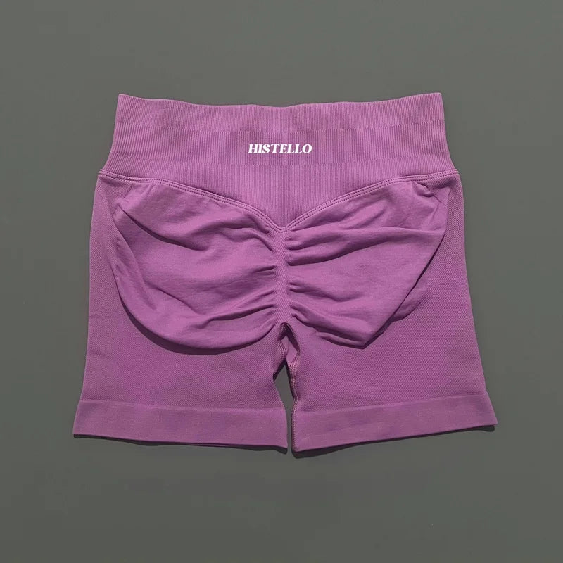 Women's Seamless High-Waist Workout Shorts – Yoga & Gym