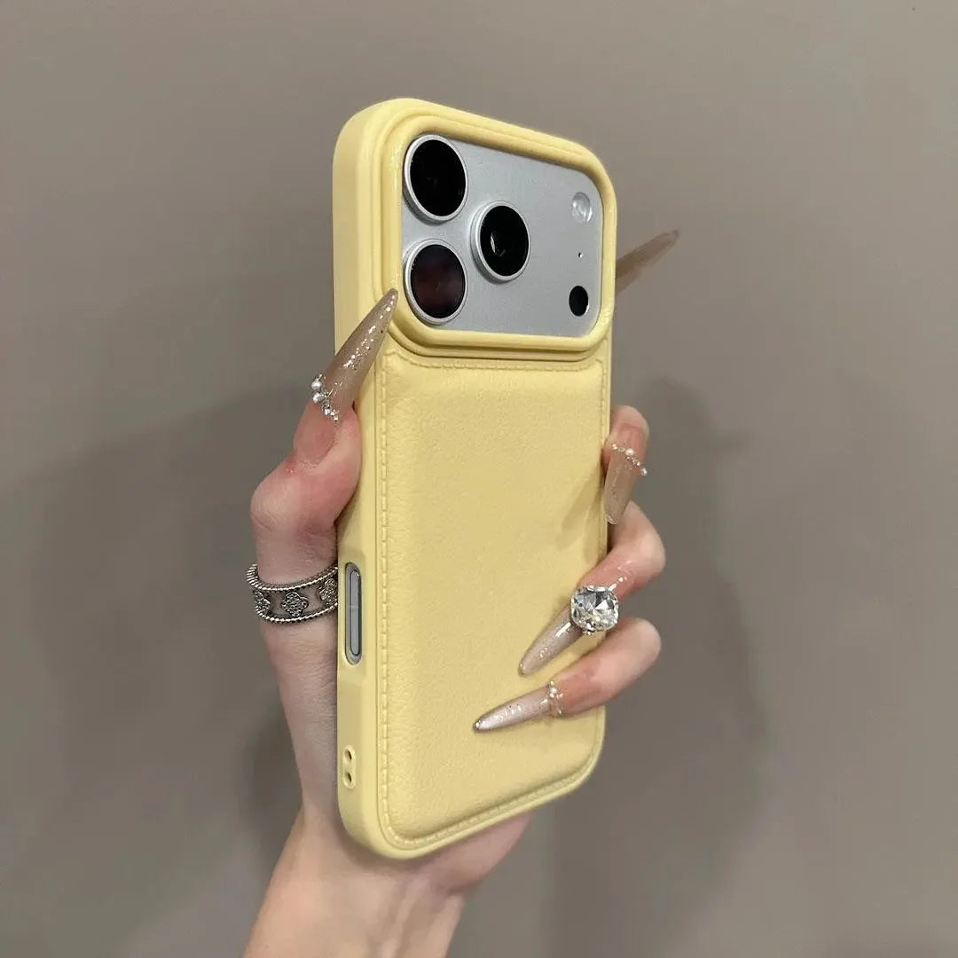 Bulge Leather iPhone Case