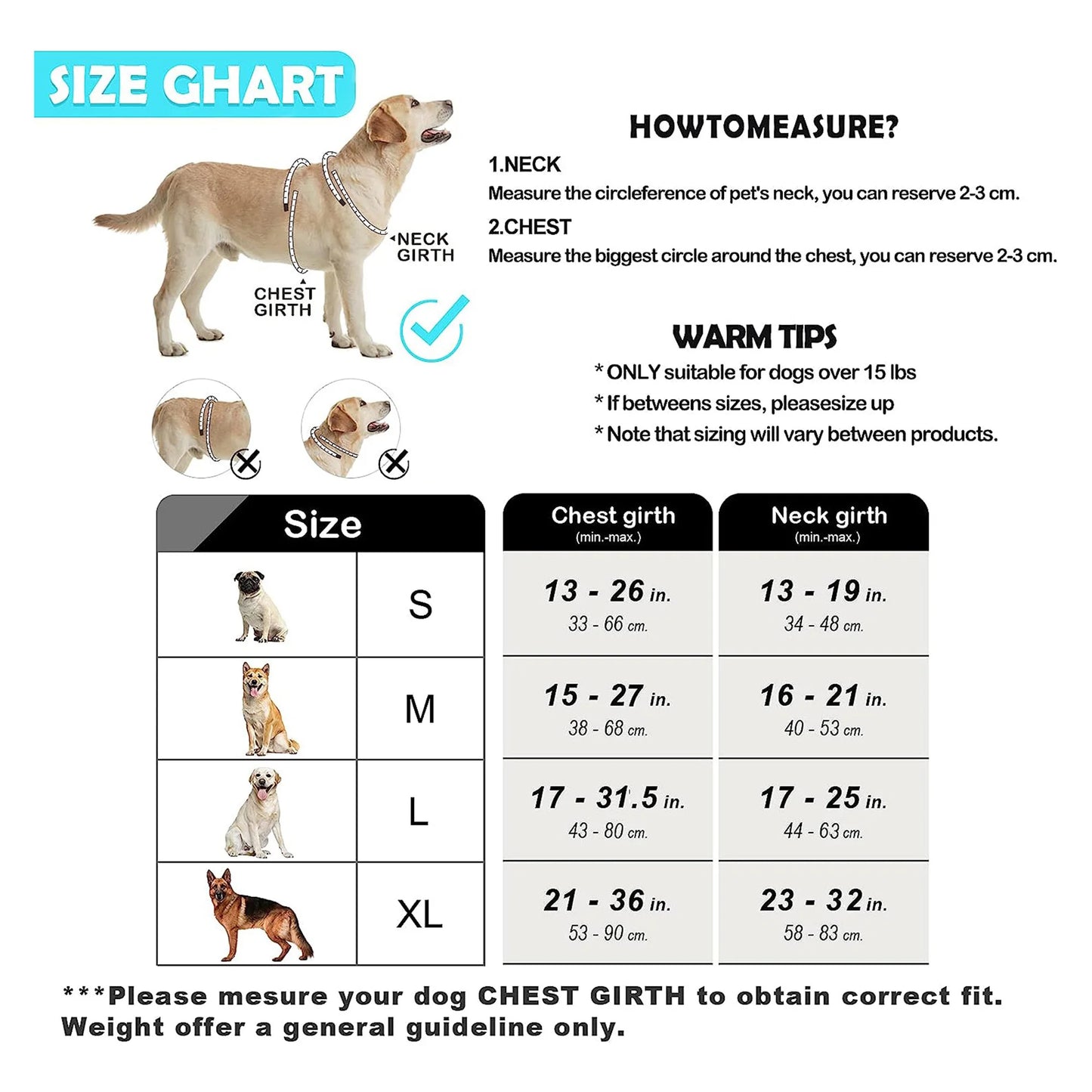 No Pull Dog Harness – Adjustable Soft Padded Vest with Control Handle