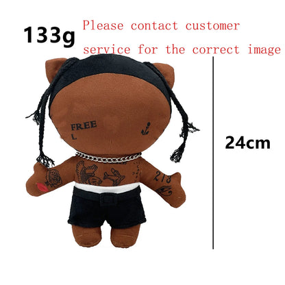 Hip-Hop Cat Plush Toy Doll – Rapper Style Stuffed Animal