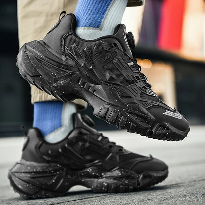 Men's Chunky Sneakers – Air Cushion Sole, Breathable Casual Running Shoes