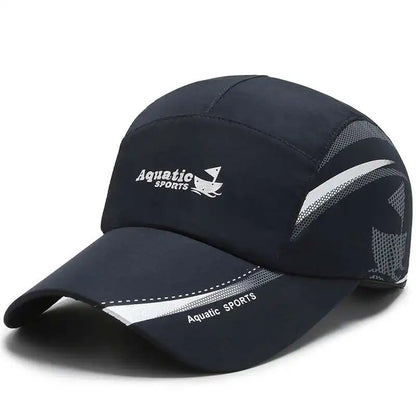 Aquatic Sports Embroidered Baseball Cap – Lightweight Mesh Unisex Hat