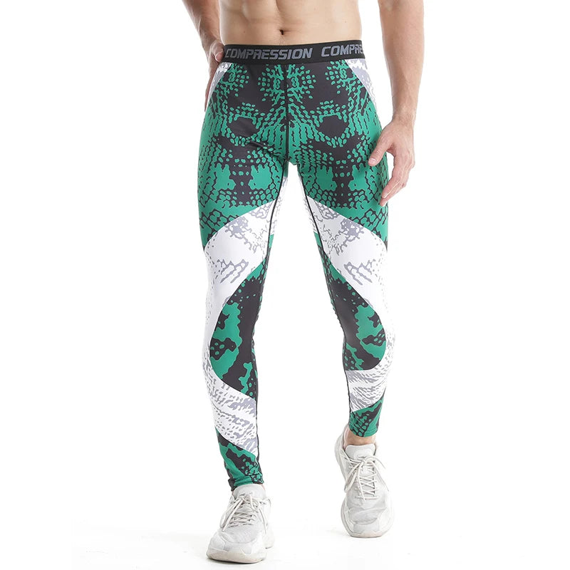 Men's Compression Leggings – Gym Training Tights & Sports Pants