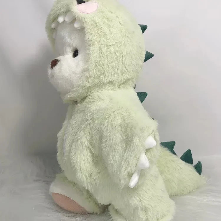 Teddy Bear Plush Toy with Changeable Outfits – Cute Stuffed Animal Doll
