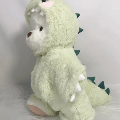 Teddy Bear Plush Toy with Changeable Outfits – Cute Stuffed Animal Doll