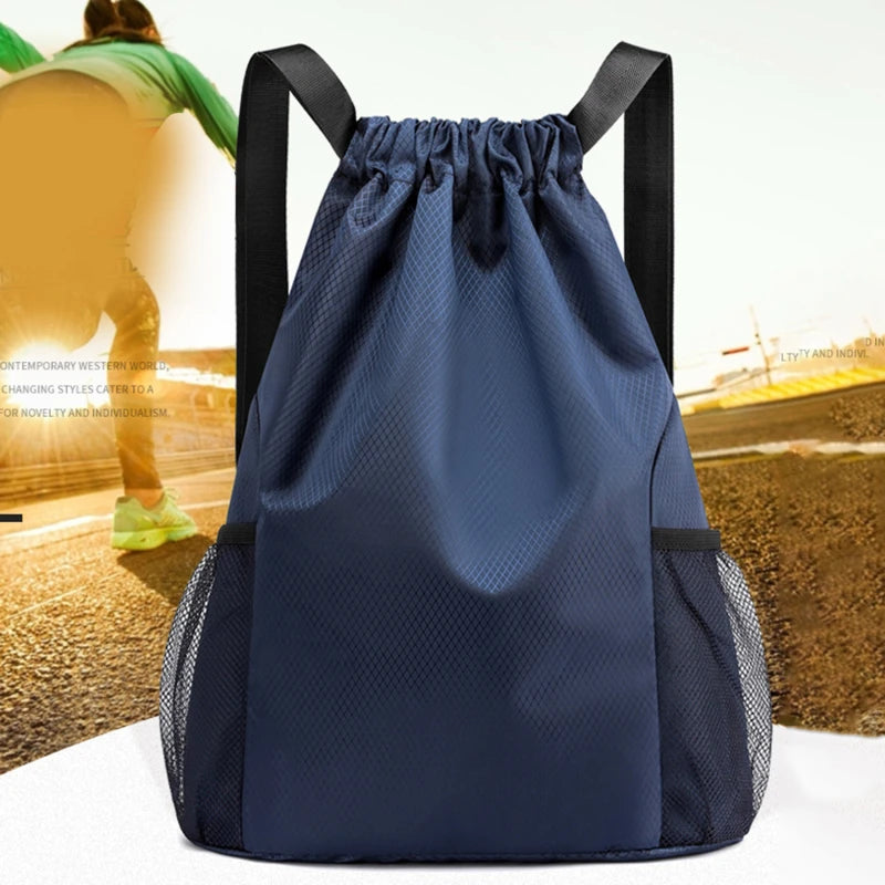 Drawstring Backpack Sports Gym Bag – Large Capacity Sackpack