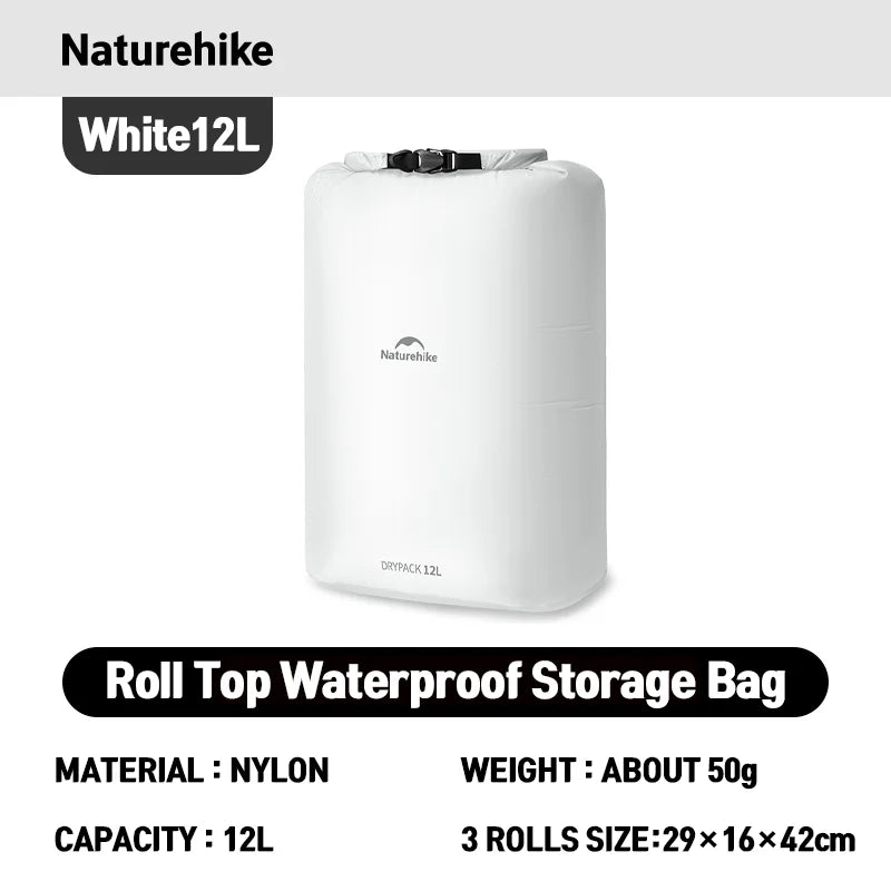 Naturehike Waterproof Dry Bag – Lightweight Roll Top Storage Sack