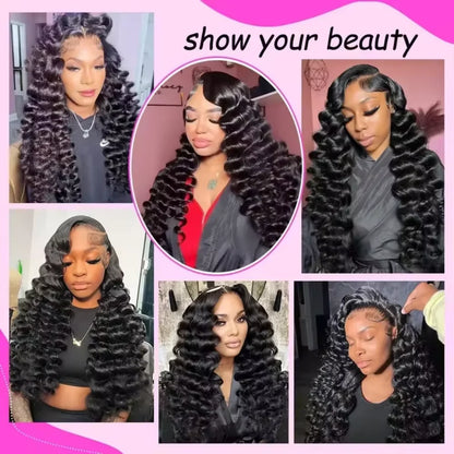 Loose Deep Wave Lace Front Wig Human Hair 13x4 13x6 HD