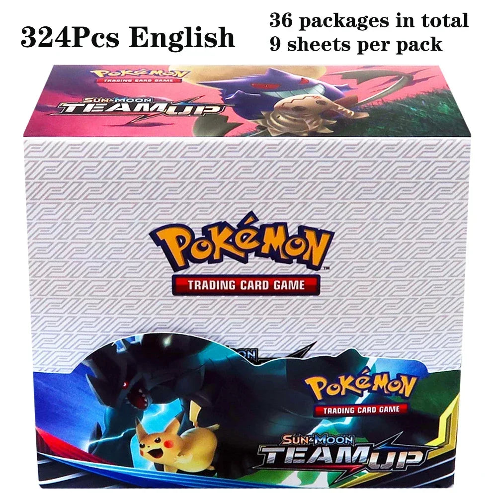 324pcs Pokemon Tcg Sword Shield Tempest Bonds Booster Box Trading Card Game Kids Toys Board