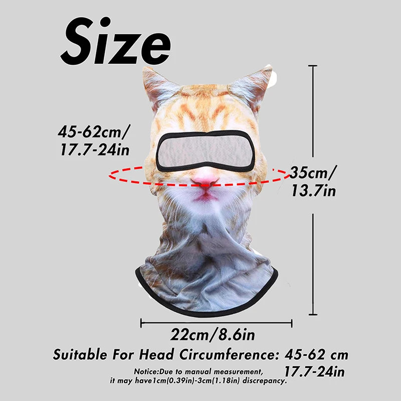 Animal Balaclava Face Mask – Windproof Breathable Cycling Hood