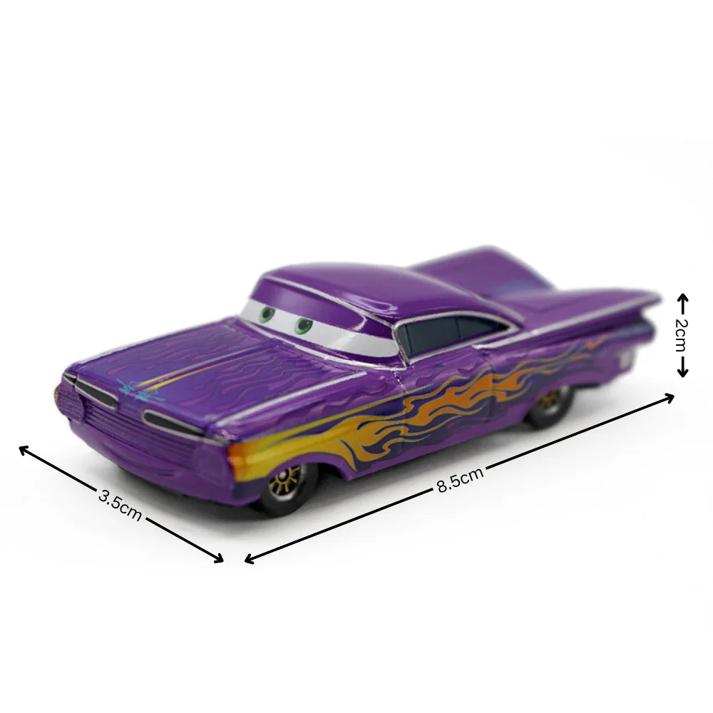 Pixar Cars Die-Cast Metal Model Cars – Lightning McQueen & Friends