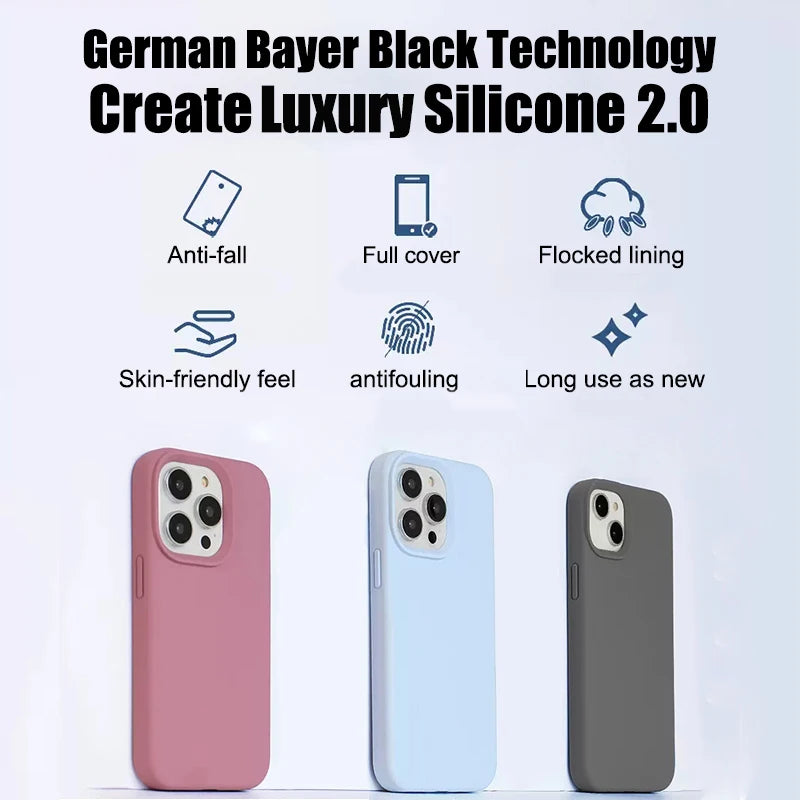 Iphone 17 Pro Max Case Upgrade Phone 11 12 13 14 15 16 Plus Air Cases Shockproof Cover Accessories
