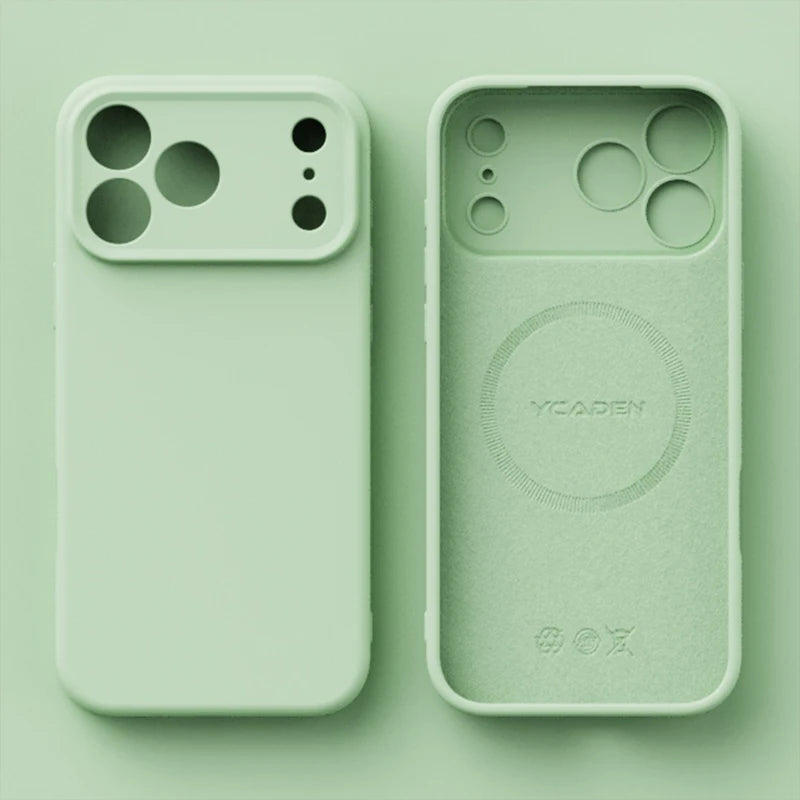 Original Liquid Silicone Magnetic Phone Case Iphone 17 16 15 14 13 12 Pro Max Plus Air Magsafe