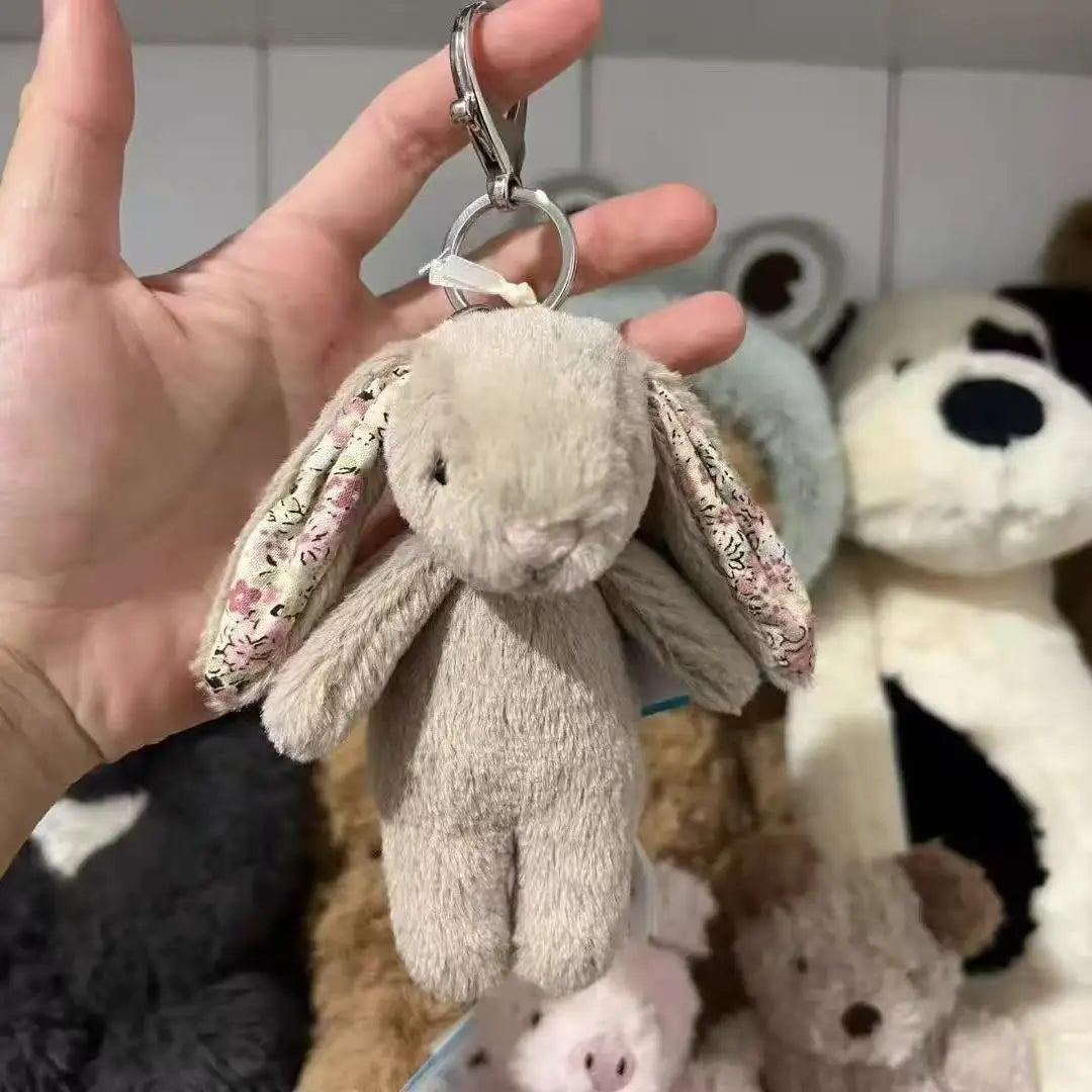 Kawaii Plush Keychain Bag Charm – Cute Food & Animal Mini Plush Toy