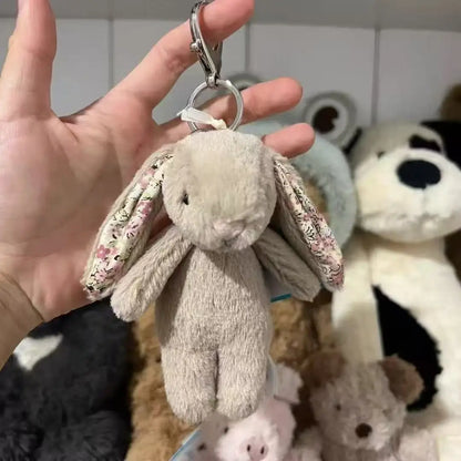 Kawaii Plush Keychain Bag Charm – Cute Food & Animal Mini Plush Toy