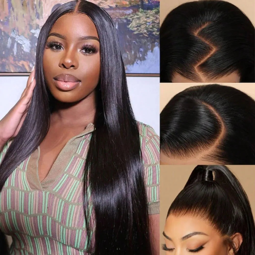 HD Lace Front Wig Straight Human Hair – 13x4 & 13x6, 250% Density