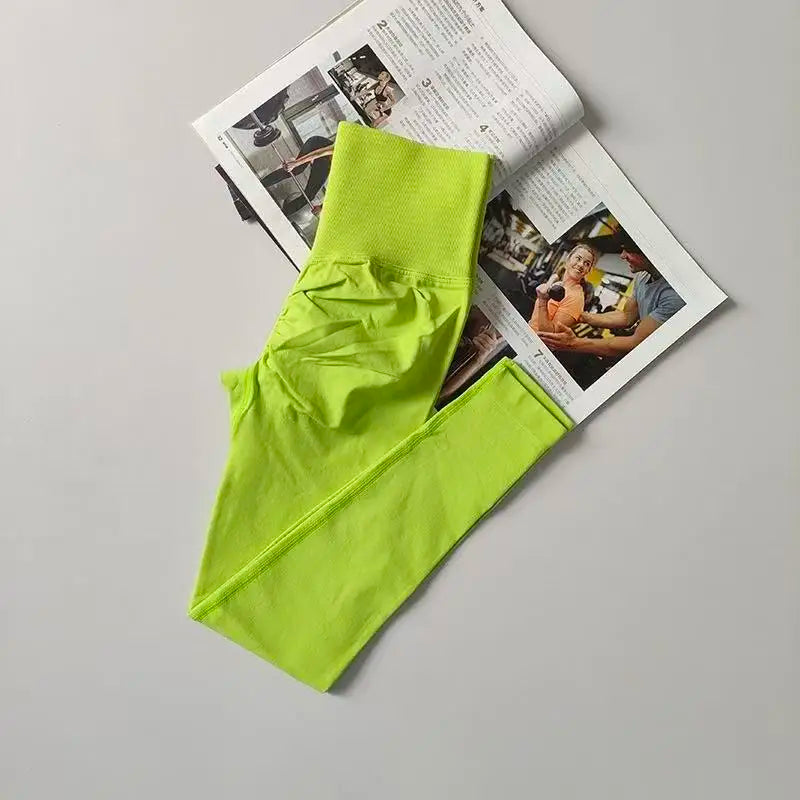 Seamless High-Waist Scrunch Butt Yoga Leggings