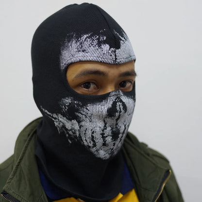 Skull Ghost Balaclava Mask – Motorcycle & Cosplay Headwear