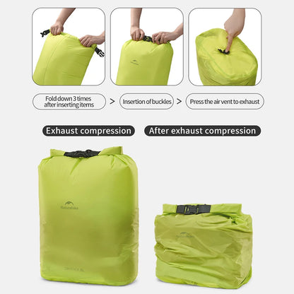 Naturehike Waterproof Dry Bag – Lightweight Roll Top Storage Sack
