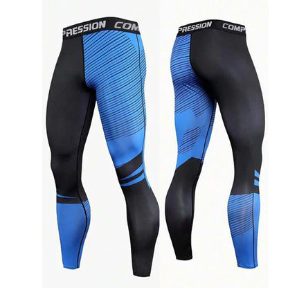 Men's Compression Leggings – Gym Training Tights & Sports Pants