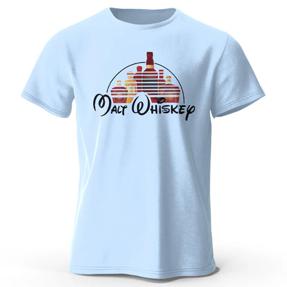 Malt Whiskey Graphic T Shirt Oversized Cotton Tee