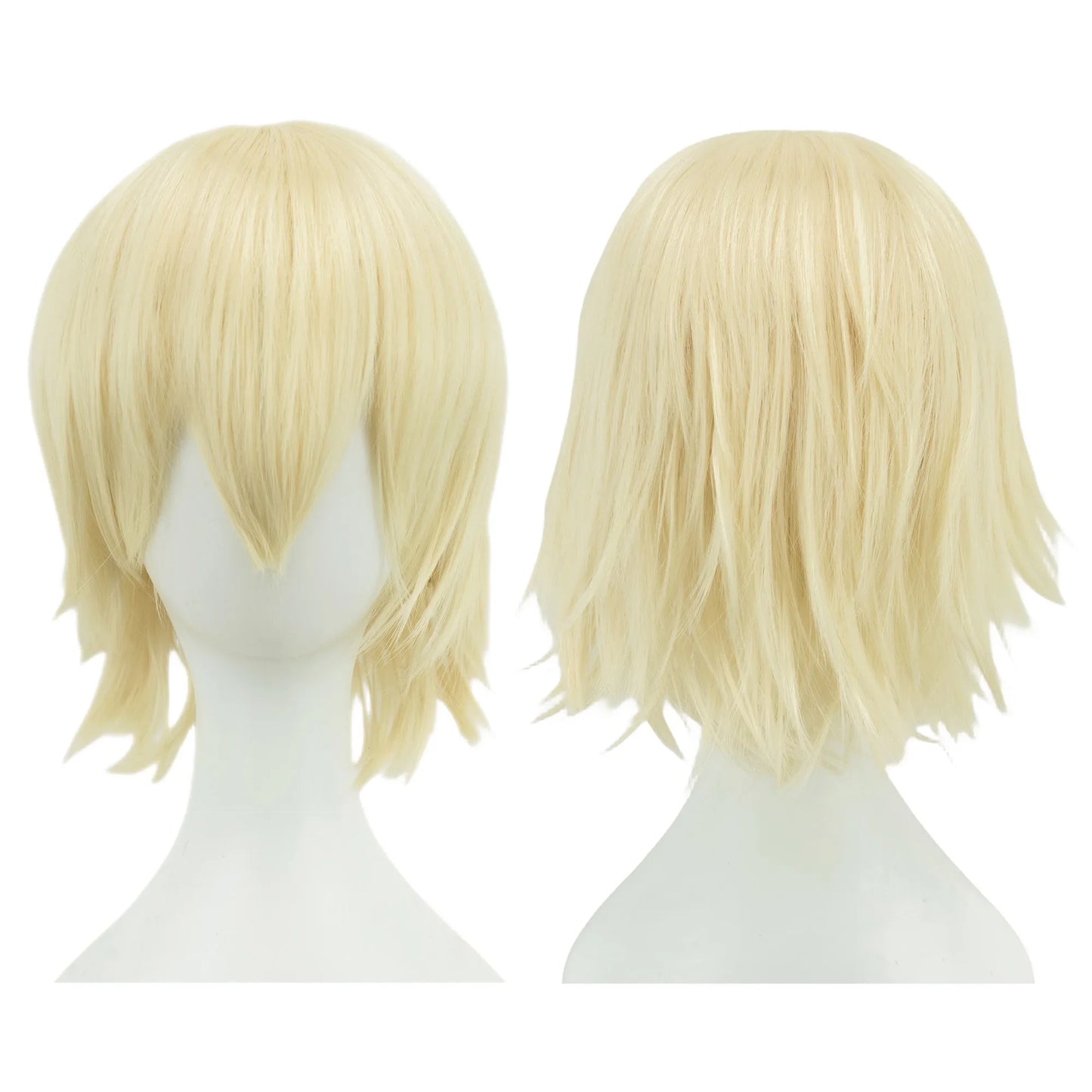 12-Inch Short Cosplay Bob Wig – Multi-Color Synthetic Hair