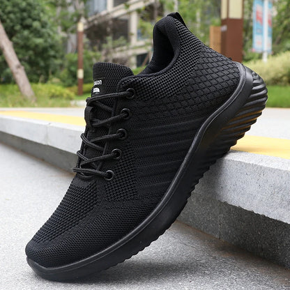 Men's Lightweight Lace-Up Sneakers – All-Season Casual Shoes