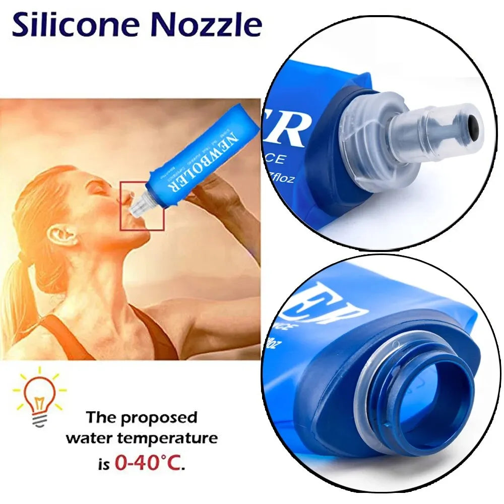 Collapsible Soft Flask Water Bottle for Running – 250ml / 500ml