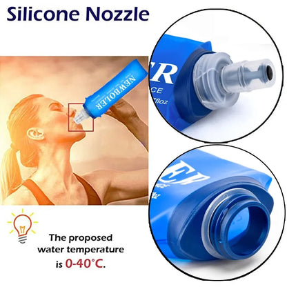Collapsible Soft Flask Water Bottle for Running – 250ml / 500ml