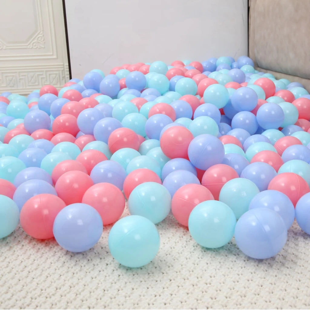 100-Pack Colorful Plastic Ball Pit Balls for Kids