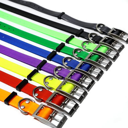 Heavy Duty Waterproof TPU Dog Collar – Adjustable, 8 Colors