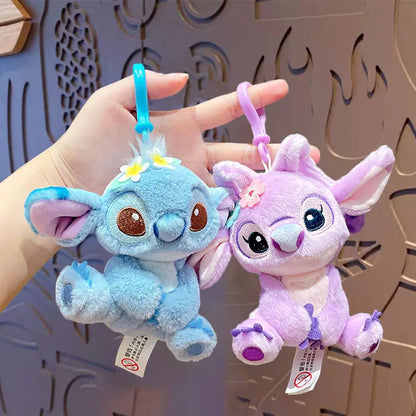 Cartoon Plush Doll Keychain - Cute Stuffed Animal Bag Charm