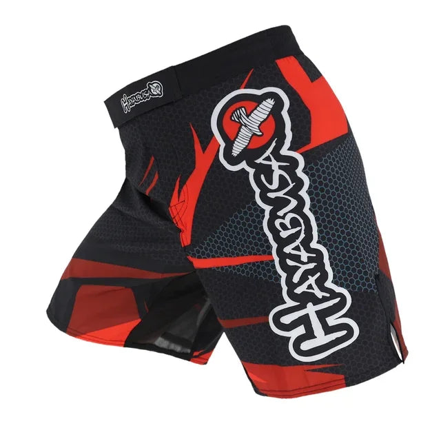 MMA Fight Shorts – Men's Breathable Kickboxing & Boxing Training Shorts