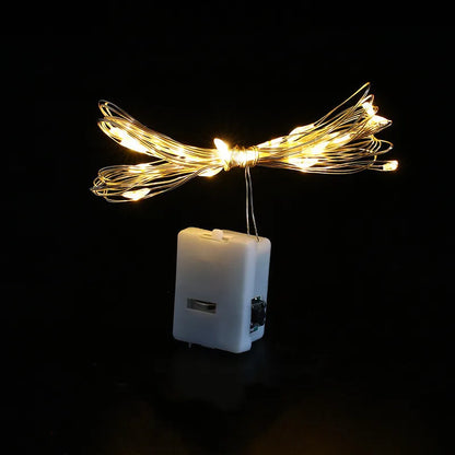 10pcs Fairy Lights String Button Battery Light Home Decor Living Bedroom Garden Christmas Wedding
