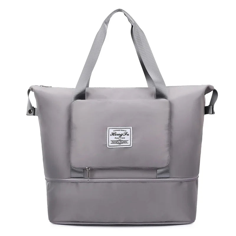 Foldable Travel Bag Large Capacity Waterproof Weekender Tote