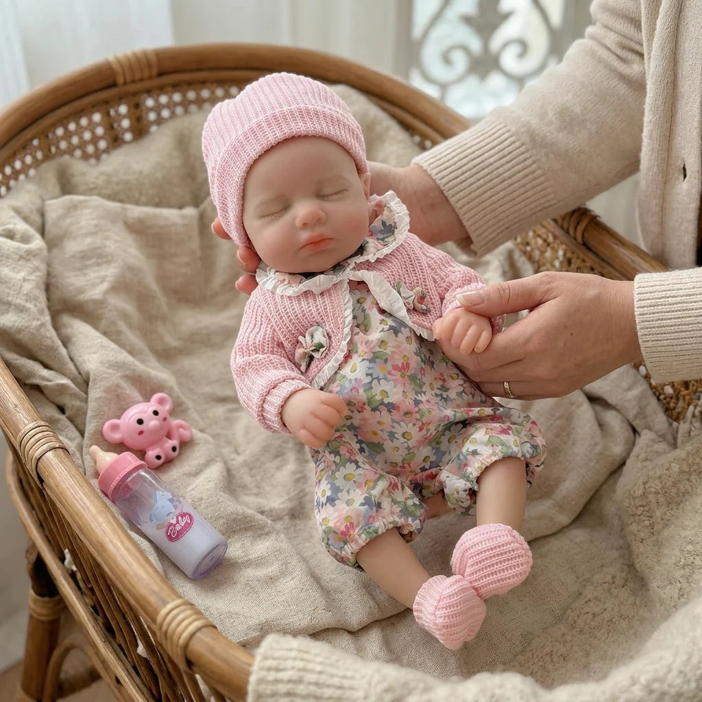 Reborn Baby Doll – Full Body Soft Silicone Realistic Newborn