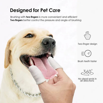 Pet Finger Toothbrush Cots – Cat & Dog Dental Cleaning Brush