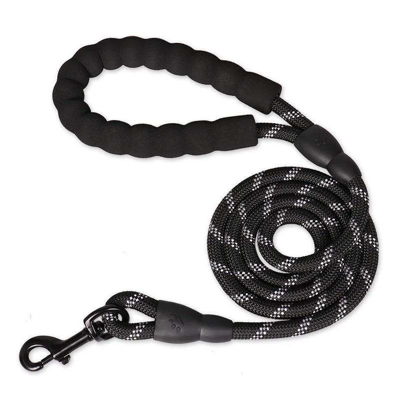 Strong Dog Leash with Soft Handle – Multiple Sizes & Colors