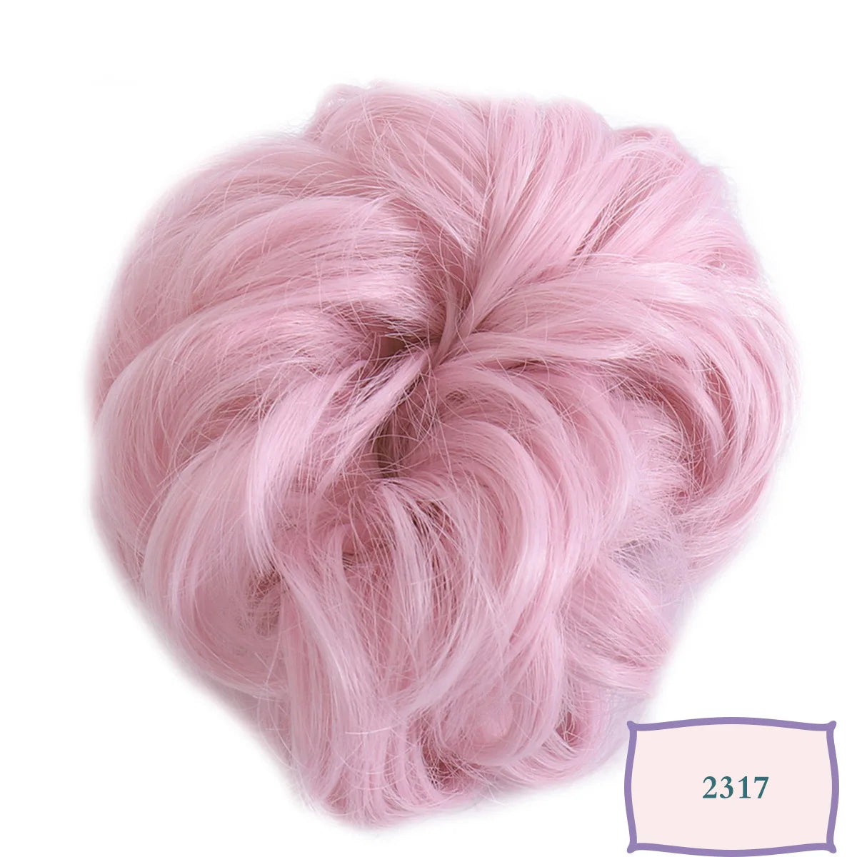 Synthetic Messy Hair Bun Chignon Scrunchies Fake Band Braid Elastic Hairpiece Tail Donut Updo Pieces