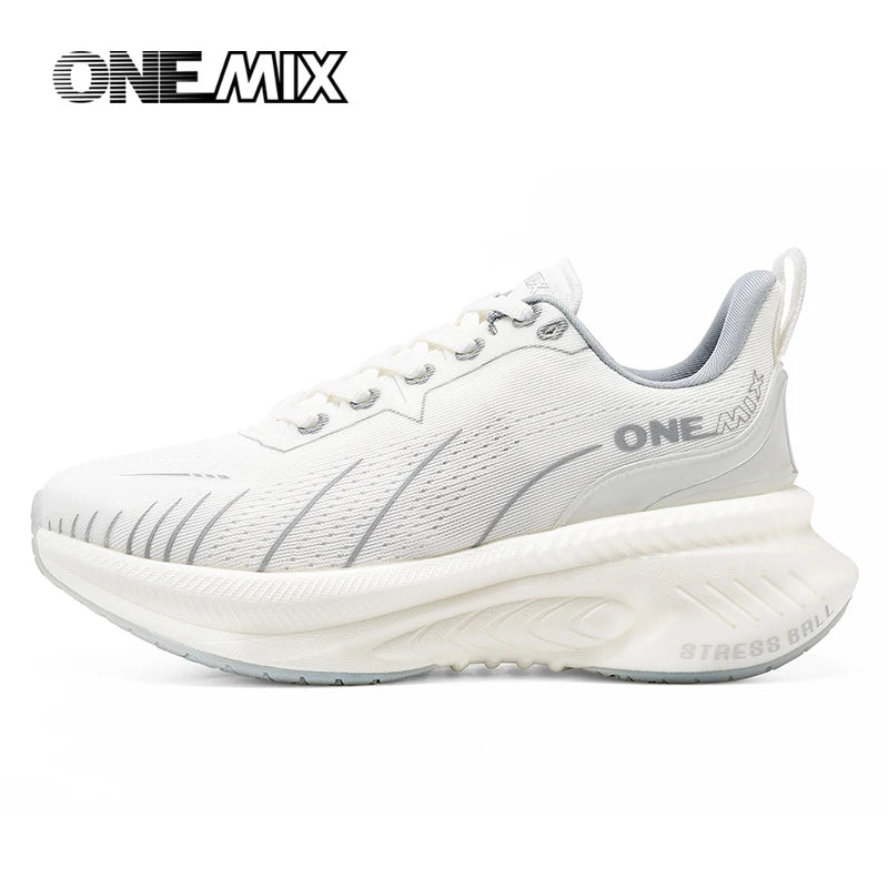 Cushioning Running Shoes Unisex – Non-Slip, Lace-Up Sports Sneakers for Heavy Runners