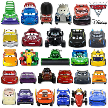Pixar Cars Die-Cast Metal Model Cars – Lightning McQueen & Friends