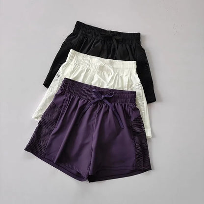 Women's Quick-Dry Loose Workout Shorts with Pockets