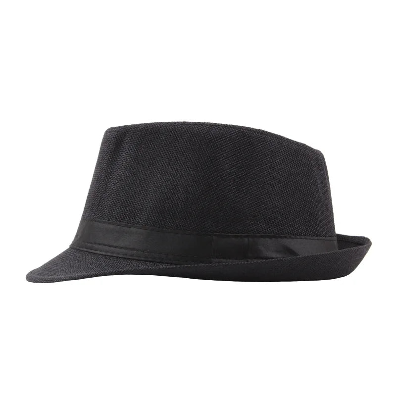 Fedora Sun Hat – Wide Brim Panama Jazz Cap for Men & Women