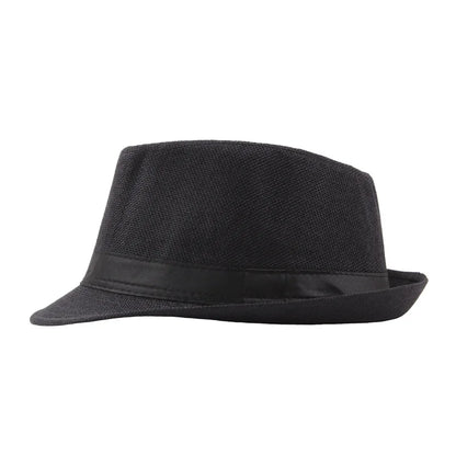 Fedora Sun Hat – Wide Brim Panama Jazz Cap for Men & Women